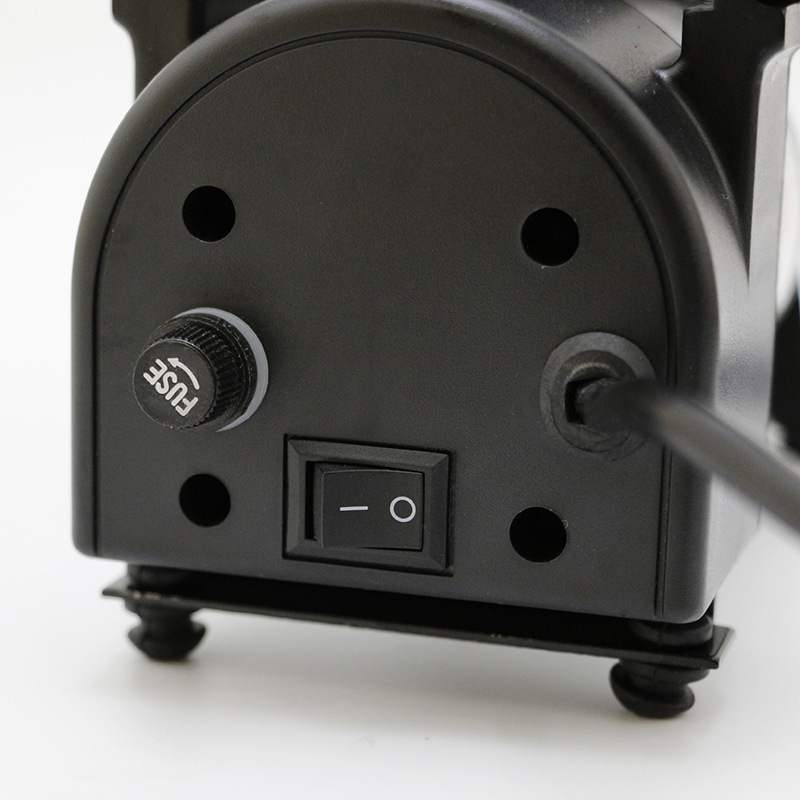 Xinxin Pompa de aer electrică pentru mașini și motociclete, 220V, 200W, cu manometru, 35 L/min, cablu 1,5 m, cilindru unic