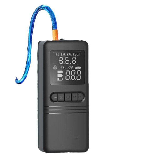 Automobilska bežična pumpa za zrak s digitalnim zaslonom, 12V, 80W, 30 L/min, ugrađena litijska baterija i nužni start