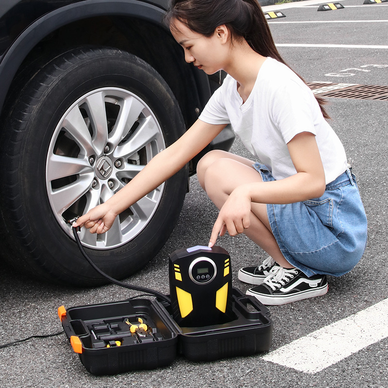 Automobilska pumpa za zrak, 12V električna pumpa za gume s digitalnim zaslonom