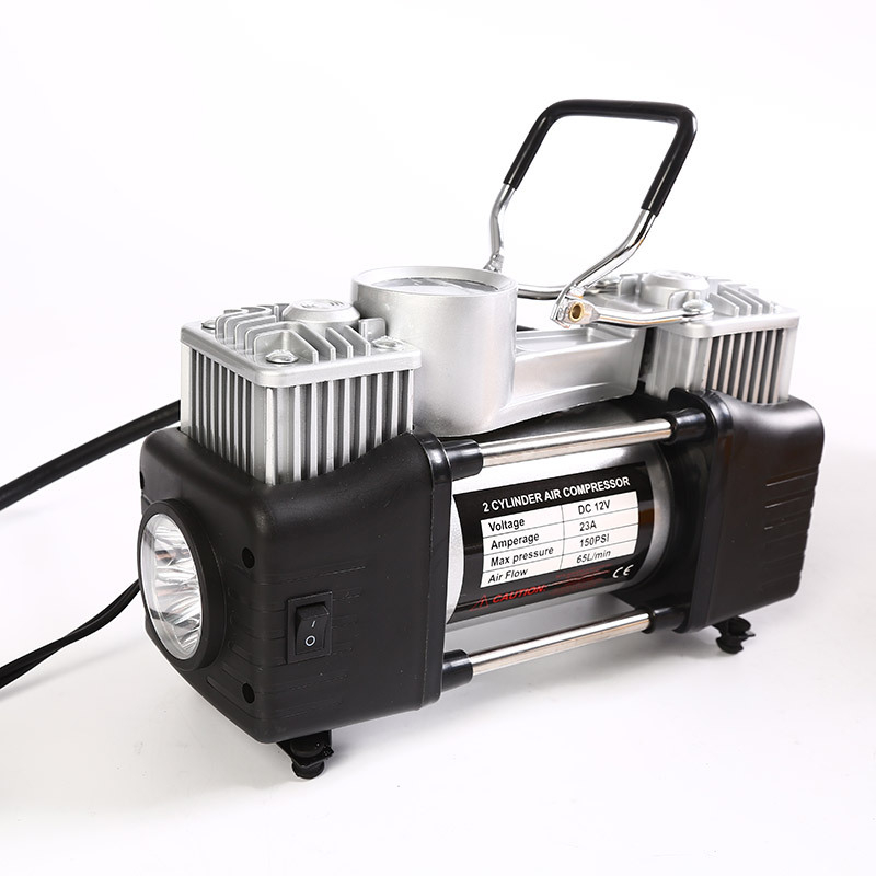 Dvojcilindrična automobilska pumpa za zrak, 12V, 180W, 60 L/min, 3 m crijevo