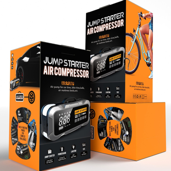 Cy97 pornire de urgență pentru mașină cu compresor de aer încorporat, model Cy97, curent de vârf 4000A, tensiune de intrare 9V, tensiune de ieșire 12V, putere de ieșire 44.4W, certificat CE/FCC/ROHS