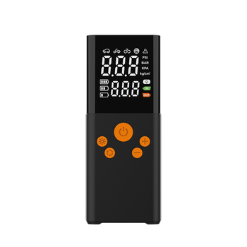Pumpa za zrak za automobile i motocikle s USB napajanjem, 12V, 100W, digitalni zaslon, mjerač tlaka u gumama, LED svjetlo, upozoravajuće svjetlo, protok tlaka 25 L/min, 31 cm crijevo, uklonjivi izvor napajanja