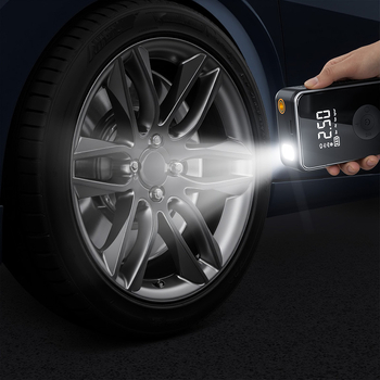 Bežična električna pumpa za auto s automatskim isključivanjem, prijenosna 12V pumpa za gume s digitalnim zaslonom