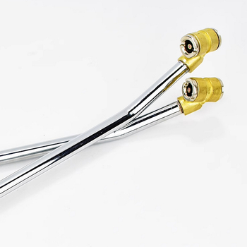 Riepu uzpildes uzgalis ar manometru, divgalvu spied-tur uzgalis, izliekts āķis, misiņa korpuss automašīnām