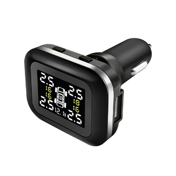 Mini vanjski TPMS senzor tlaka u gumama s HD zaslonom, napajanje iz utičnice za cigaretu, model C110, kućište ABS+PC, raspon prikaza 0-6.0 BAR, točnost ±0.1