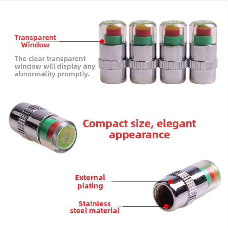 Καλύπτρες βαλβίδων ελαστικών με παρακολούθηση πίεσης, μοντέλο 005, χαλκός, καθολική συμβατότητα