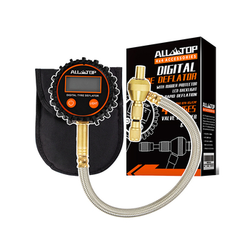 Ηλεκτρονικός ψηφιακός μετρητής πίεσης ελαστικών με λειτουργία εκτόνωσης, φορητός, για οχήματα εκτός δρόμου, μέτρηση έως 70 PSI