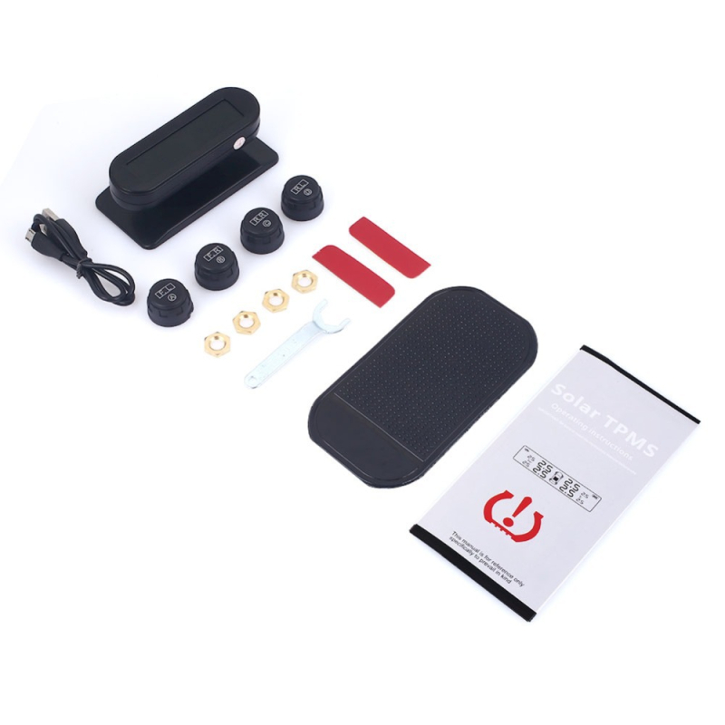 Σύστημα παρακολούθησης πίεσης ελαστικών (TPMS) — ψηφιακή οθόνη, ασύρματη τροφοδοσία με ηλιακή ενέργεια, για αυτοκίνητα και SUV, εύρος πίεσης 0-5 bar, υψηλή ακρίβεια, μοντέλο T11
