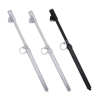 Писалка-манометър за налягане в гумите на камиона, двустранна глава, неръждаема стомана/алуминиева тръба с пластмасова скала, 10–150 psi, точност 3 psi