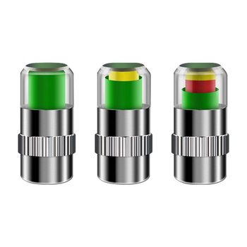 Ανιχνευτής πίεσης ελαστικών αυτοκινήτου με προειδοποιτικό καπάκι βαλβίνας, μηχανικός μετρητής πίεσης, μοντέλο 111, εύρος πίεσης 2–2.4, κατάλληλο για μικρά αυτοκίνητα και καθολική συμβατότητα