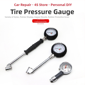 Musen Hall Automašīnas riepu spiediena mērītājs – no metāla, bez baterijas, 0,27 kg