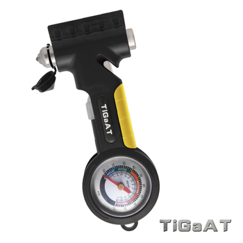 Coolep 3-1 mehāniskais riepu spiediena mērītājs ar augstu precizitāti, daudzfunkcionāls drošības instruments un vakuuma riepu spiediena mērītājs