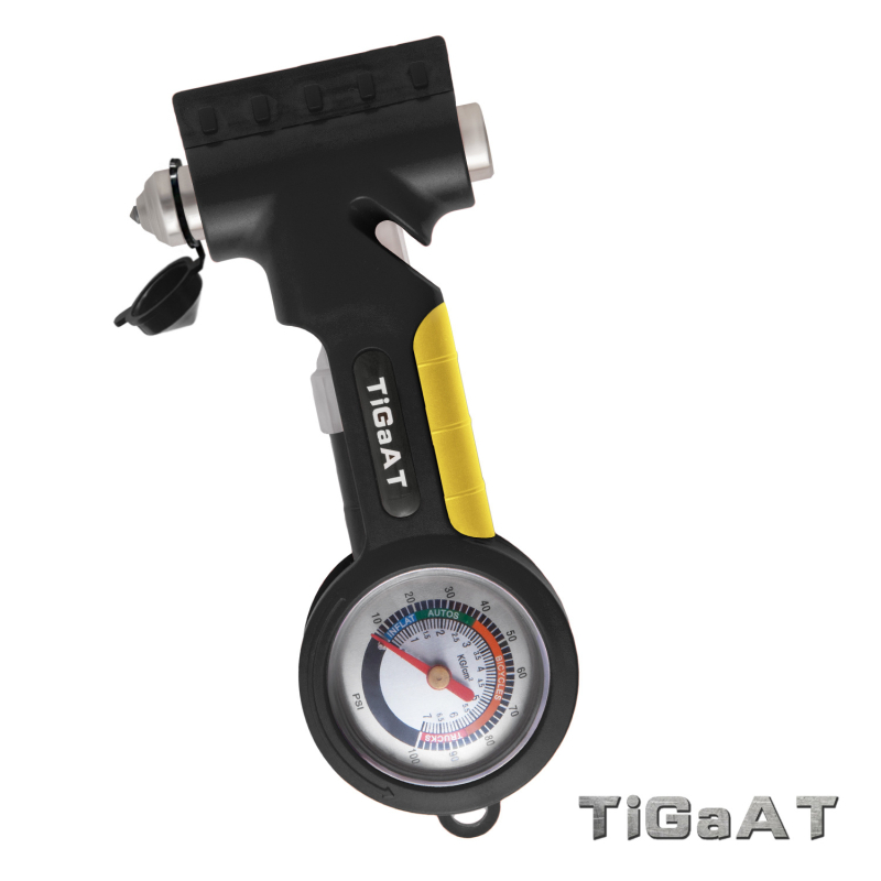 Coolep 3-1 mehāniskais riepu spiediena mērītājs ar augstu precizitāti, daudzfunkcionāls drošības instruments un vakuuma riepu spiediena mērītājs