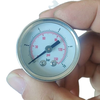 Collette Precizni tlakometar od nehrđajućeg čelika, PT1/8 navoj, raspon 0-20 bar, radna temperatura -10 do 50 °C