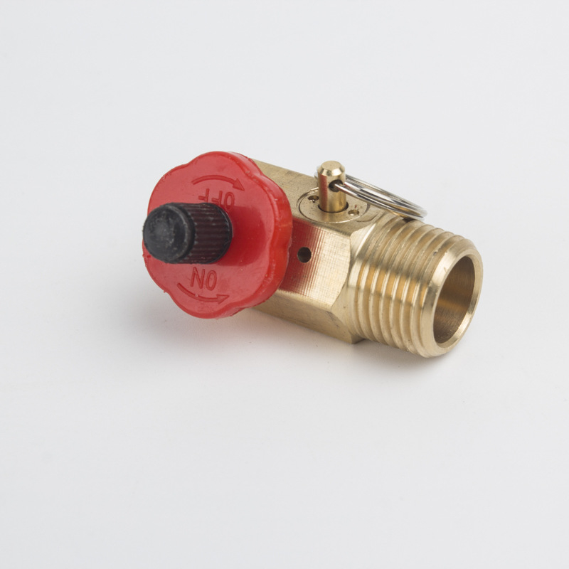 Prijenosni mesingani trostruki ventil s ručnim Pogonom, navojni priključci, za zrak, komplet s pumpom, manometrom i cijevi