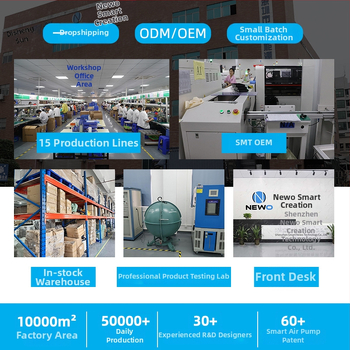 Kompaktiška belaidė dviejų cilindrų automobilių oro siurblys — 12V, 100W, 50 cm žarna, skaitmeninis ekranas