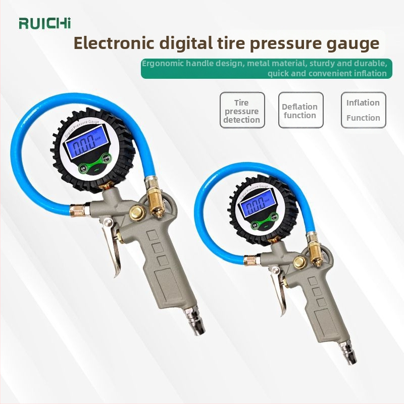 Elektronisks riepu spiediena mērītājs – Ruichi, PSI, diapazons 0,01 psi, precizitāte 0,01 psi