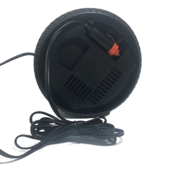 Nešiojamas 12V automobilių oro inflatorius su manometru, 120W, 60 cm laidas, vieno cilindro