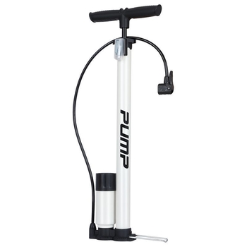 Rankinė aukšto slėgio oro pompa dviratininkams, automobiliams ir kamuoliams — modelis MN-8668, ketaus korpusas, 160 psi