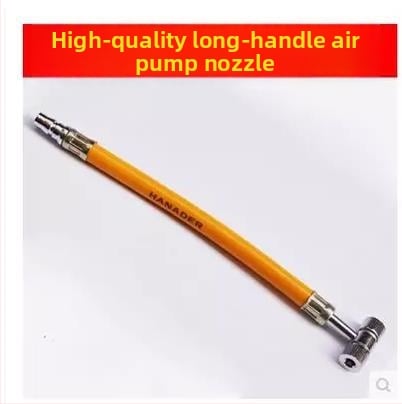 Dviejų galvučių oro antgalis dviračiui – Ilgis 150 mm, Svoris 0,10 kg, Maksimalus slėgis 1000