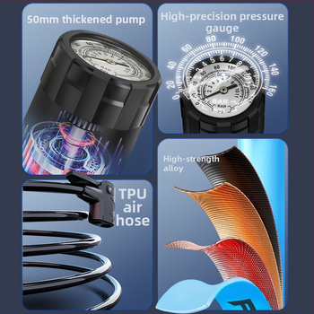 Rankinė aukšto slėgio pompa, modelis 985, iš geležies, namų naudojimui