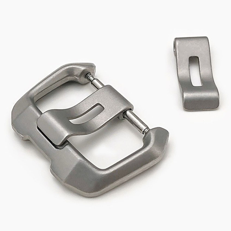 Nerūsējošā tērauda pulksteņa sprādze silikona/Apple Watch siksnām, hidrauliskā sprādze, universālais dizains, logotipa pielāgošanas opcijas