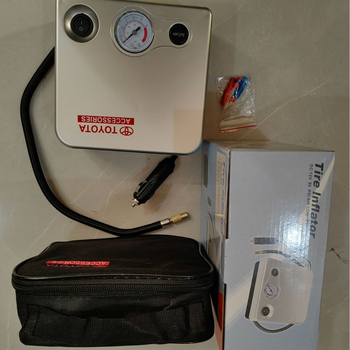 Automobilio padangų siurbtuvas, 12V DC, vieno cilindro, 120W, 35 L/min, padangų slėgio matuoklis