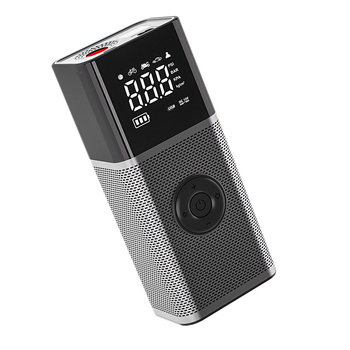 Belaidė automobilių padangų siurblys su skaitmeniniu ekranu, 120W, 25 L/min, įmontuota baterija, LED apšvietimas