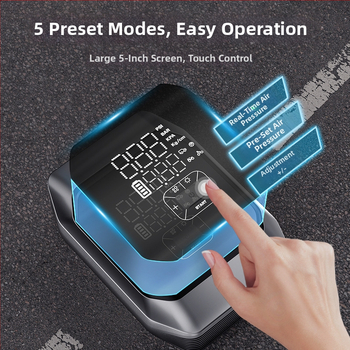 Visą į vieną - nešiojamas automobilio užvedimo įrankis ir oro siurblys (12V, 120W, įkraunamas, 35 L/min, >20 min veikimo laikas)