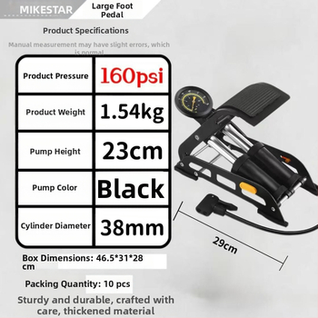 Dvigubo cilindro kojų siurblys – Mk-foot 01, Geležis, Slėgis 170