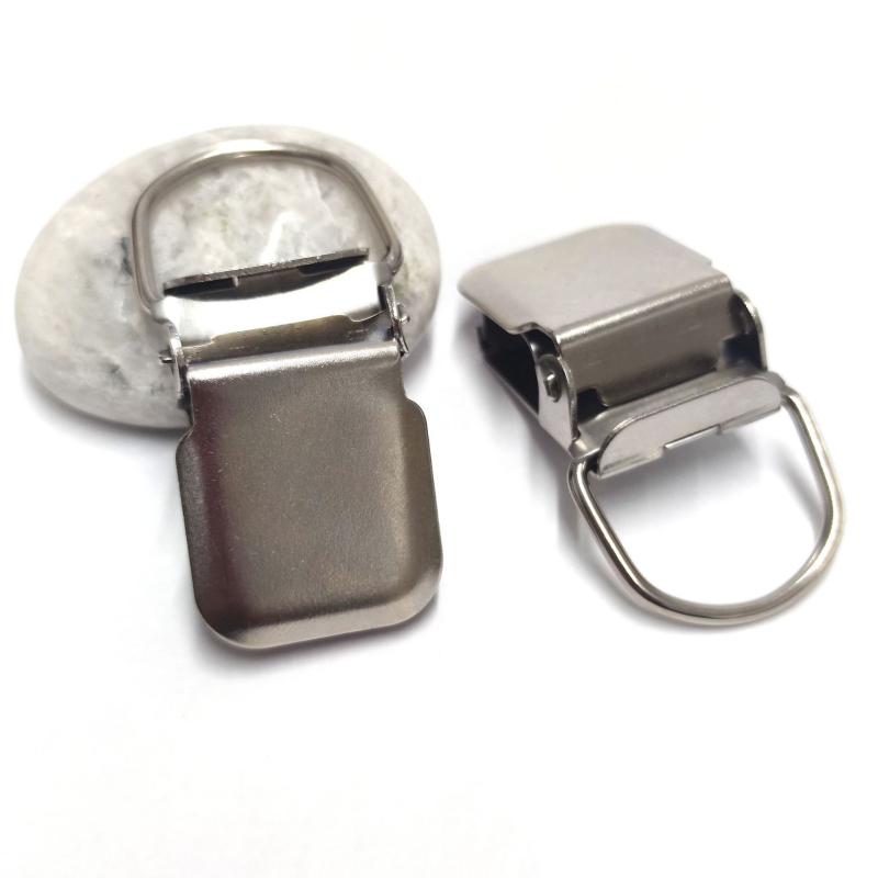 Неръждаем клип за презрамки, D-образна щипка, 1 бр, за възрастни, унисекс, силна издръжливост