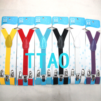 Еластични детски клипове за презрамки с 3 клипа, полиестерно-еластичен материал, регулируема дължина, кръстосан дизайн, еластичност 1:1,2