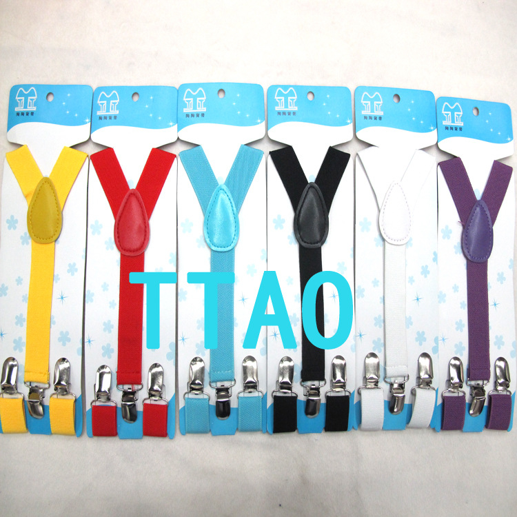 Еластични детски клипове за презрамки с 3 клипа, полиестерно-еластичен материал, регулируема дължина, кръстосан дизайн, еластичност 1:1,2