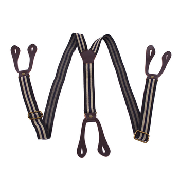 Еластични презрамки за мъже и жени, кръстосани на гърба, регулируеми, с 3 клипа, жакардова тъкан