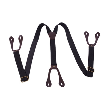 Еластични презрамки за мъже и жени, кръстосани на гърба, регулируеми, с 3 клипа, жакардова тъкан