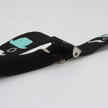 Унисекс триъгълни еластични презрамки за дрехи, полиестер, регулируема дължина, 3 клипа, ситопечат