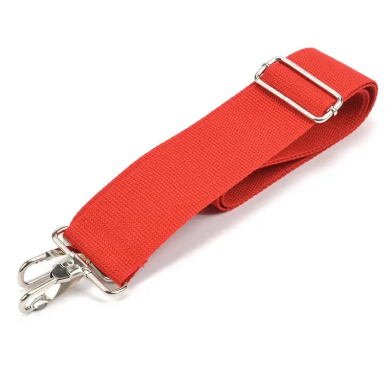 Найлонова презрамка за чанти и раници, 2 клипа, регулируема дължина, екранен печат, унисекс