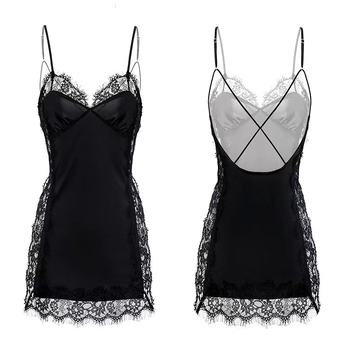 Mezginių naktinis chalatas su dirželiais, poliesterio audinys, pagrindinio audinio santykis mažiau nei 30%, 2023 m. pavasaris