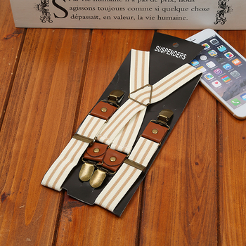 Панталонови презрамки, еластични, четири клипа, кръстосани, регулируеми дължини, унисекс