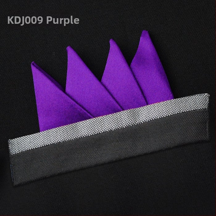 Мъжка джобна кърпичка, висококачествен монохромен мотив, полиестерни нишки, полиестерна подплата, печатен дизайн