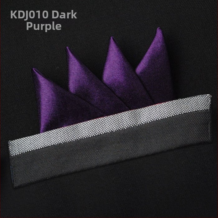 Мъжка джобна кърпичка, висококачествен монохромен мотив, полиестерни нишки, полиестерна подплата, печатен дизайн