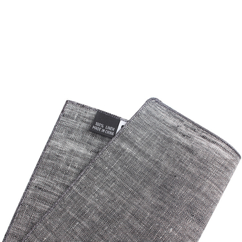Muški konopni kvadratni šal, jednostavne boje, dekorativan, kod proizvoda: Custom linen square scarf