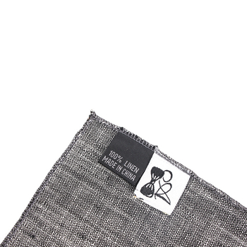 Muški konopni kvadratni šal, jednostavne boje, dekorativan, kod proizvoda: Custom linen square scarf