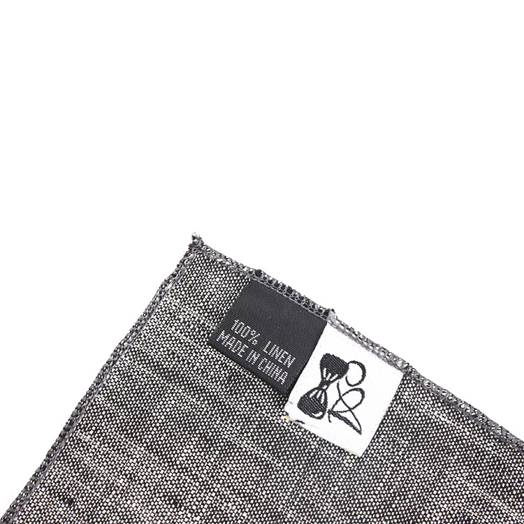 Muški konopni kvadratni šal, jednostavne boje, dekorativan, kod proizvoda: Custom linen square scarf