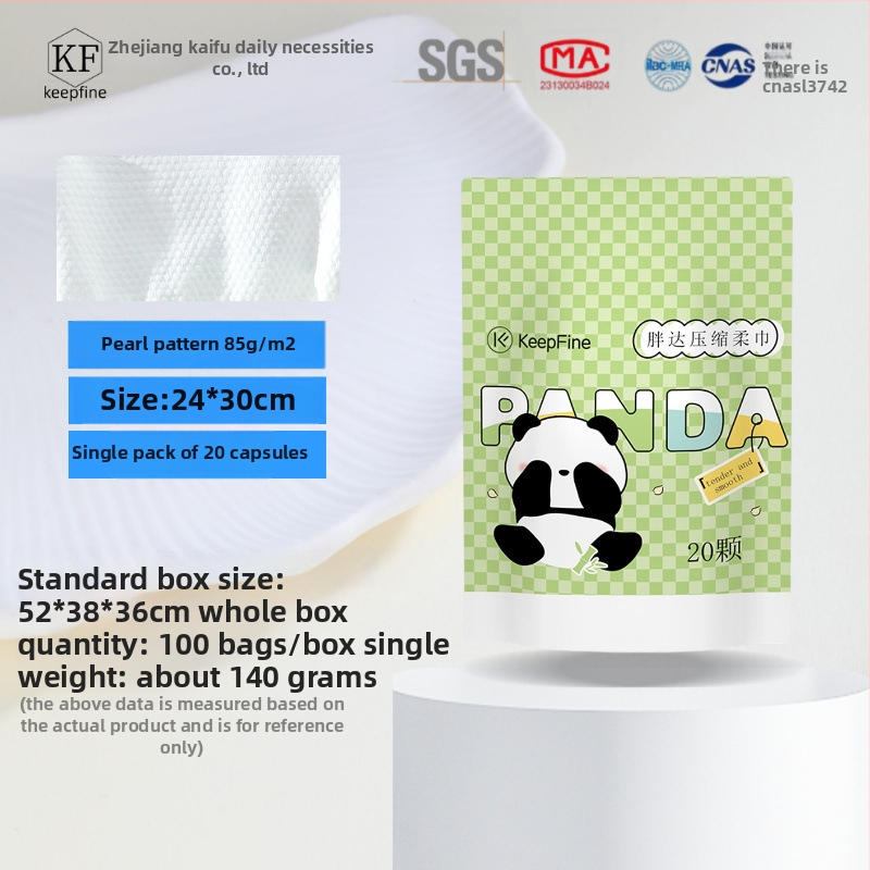 Vienkartinis veido rankšluostis - augaliniai pluoštai, plokščias audinys, OEM/ODM palaikymas, 7–15 dienų pritaikymo laikotarpis