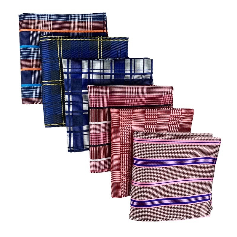 Džepni kvadrat od poliestera, paisley uzorak, jacquard obrada, moderan stil, unisex