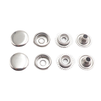 Nerđajući čelik — četverozatvaračka kopča za kapute, kožne jakne i torbe