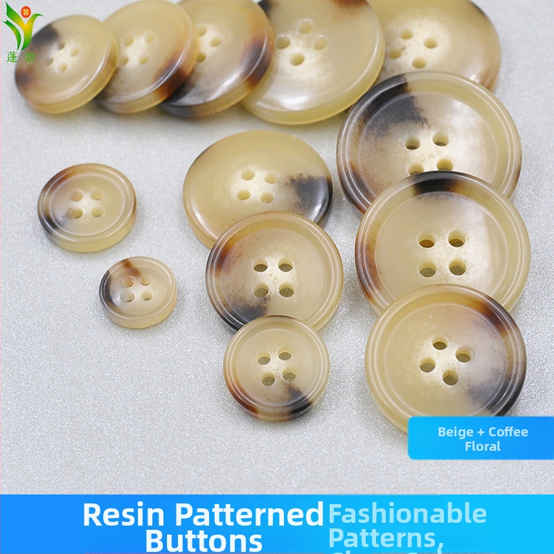 Vigorous gombík z živice, s očkom, kruhového tvaru, na košeľu