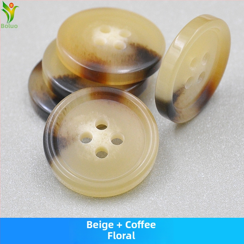 Vigorous gombík z živice, s očkom, kruhového tvaru, na košeľu