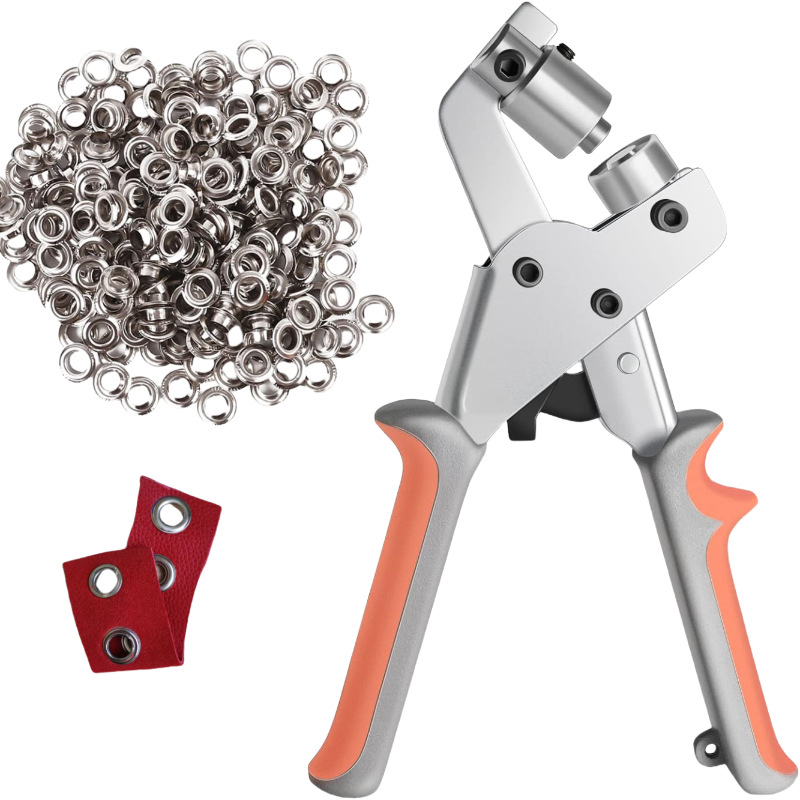 Fém szem lyukasztó fogók készlet vászonhoz — Vasból, Szerkezet: szemgomb, Márka Mogi, Tartalmaz vászon csat, cipő szem, gőz szem